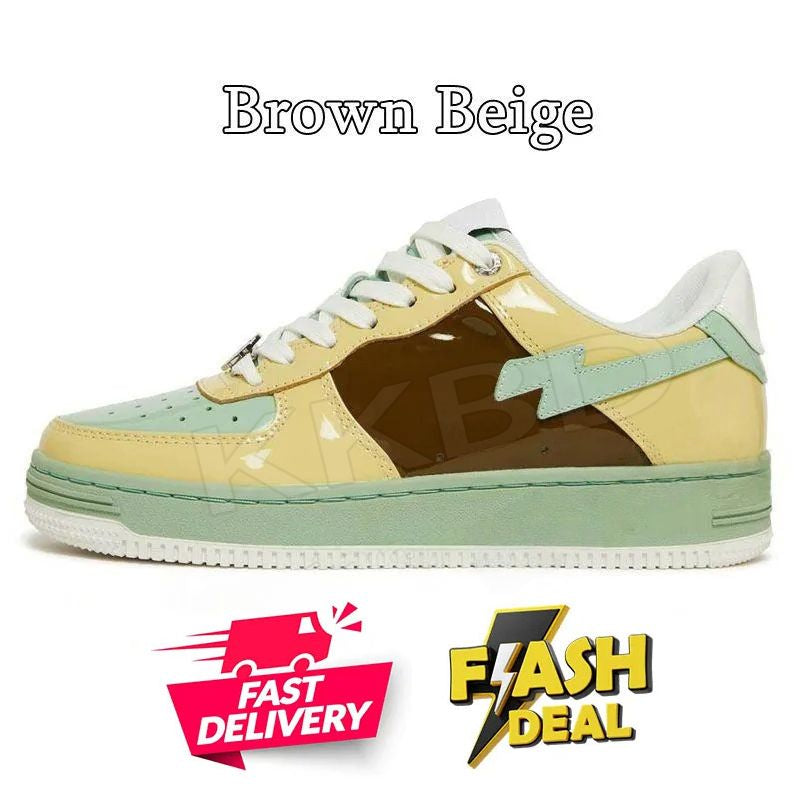Fashion Designer Casual Shoes for Men Women Sk8 Sta Low Sneakers White Silver Brown Ivory Black Camo Purple Orange Brown Beige Navy Camouflage Platform Trainers
