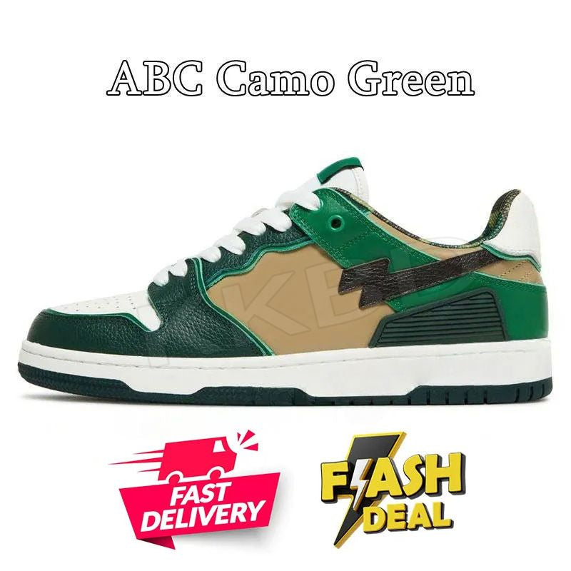 Fashion Designer Casual Shoes for Men Women Sk8 Sta Low Sneakers White Silver Brown Ivory Black Camo Purple Orange Brown Beige Navy Camouflage Platform Trainers