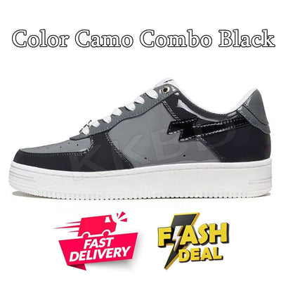 Fashion Designer Casual Shoes for Men Women Sk8 Sta Low Sneakers White Silver Brown Ivory Black Camo Purple Orange Brown Beige Navy Camouflage Platform Trainers
