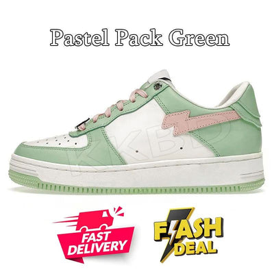 Fashion Designer Casual Shoes for Men Women Sk8 Sta Low Sneakers White Silver Brown Ivory Black Camo Purple Orange Brown Beige Navy Camouflage Platform Trainers