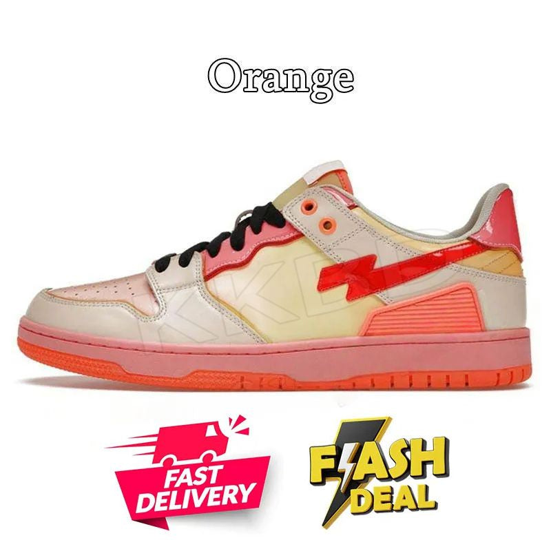 Fashion Designer Casual Shoes for Men Women Sk8 Sta Low Sneakers White Silver Brown Ivory Black Camo Purple Orange Brown Beige Navy Camouflage Platform Trainers