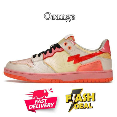 Fashion Designer Casual Shoes for Men Women Sk8 Sta Low Sneakers White Silver Brown Ivory Black Camo Purple Orange Brown Beige Navy Camouflage Platform Trainers