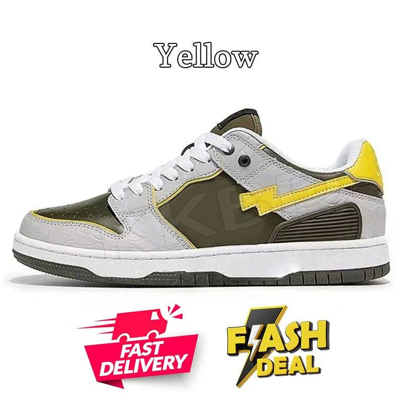 Fashion Designer Casual Shoes for Men Women Sk8 Sta Low Sneakers White Silver Brown Ivory Black Camo Purple Orange Brown Beige Navy Camouflage Platform Trainers