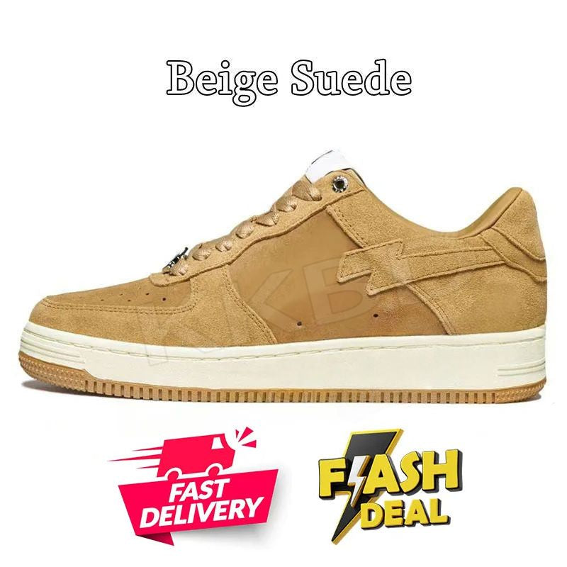 Fashion Designer Casual Shoes for Men Women Sk8 Sta Low Sneakers White Silver Brown Ivory Black Camo Purple Orange Brown Beige Navy Camouflage Platform Trainers