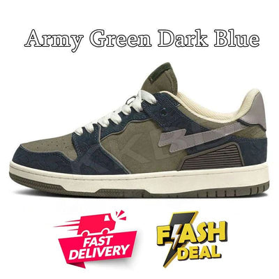 Fashion Designer Casual Shoes for Men Women Sk8 Sta Low Sneakers White Silver Brown Ivory Black Camo Purple Orange Brown Beige Navy Camouflage Platform Trainers
