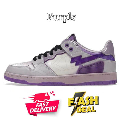 Fashion Designer Casual Shoes for Men Women Sk8 Sta Low Sneakers White Silver Brown Ivory Black Camo Purple Orange Brown Beige Navy Camouflage Platform Trainers