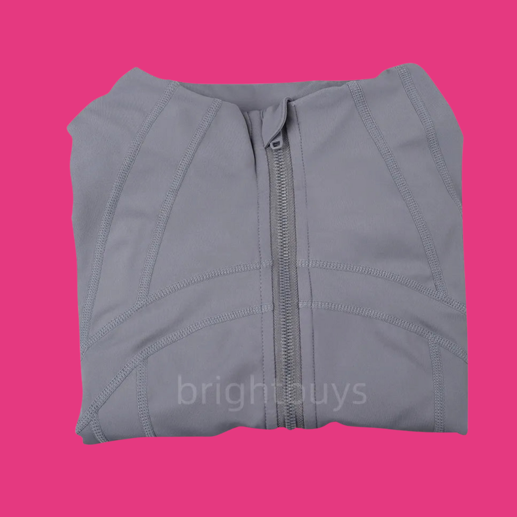 Women’s Define Workout Jacket – Sporty Zip-Up Fitness Coat