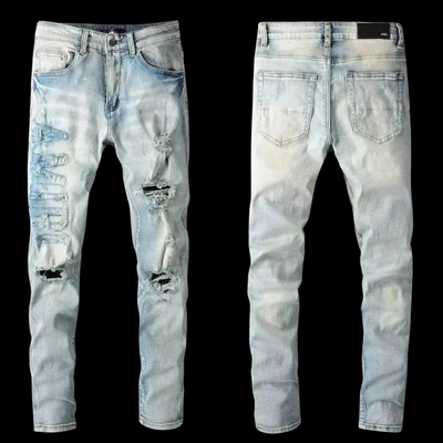 Men'S Jeans Designer Ksubi Jeans Miri Jeans Denim Jeans with Holes Mens Straight Leg Zipper Amari Jeans Hip Hop Stretch Slim-Fit Trousers True Jeans