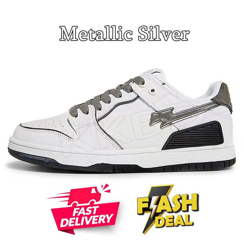 Fashion Designer Casual Shoes for Men Women Sk8 Sta Low Sneakers White Silver Brown Ivory Black Camo Purple Orange Brown Beige Navy Camouflage Platform Trainers