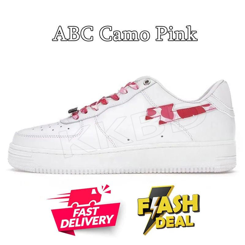 Fashion Designer Casual Shoes for Men Women Sk8 Sta Low Sneakers White Silver Brown Ivory Black Camo Purple Orange Brown Beige Navy Camouflage Platform Trainers